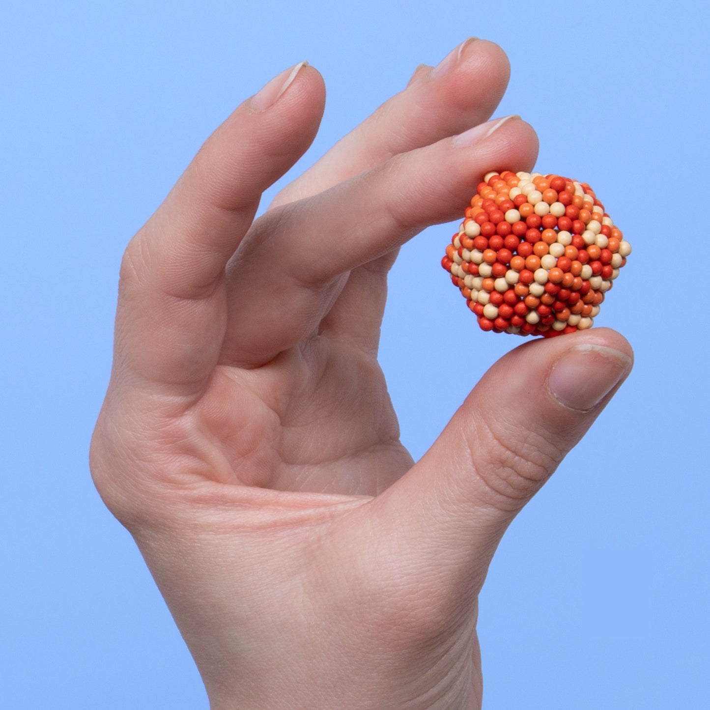 Speks Pixel Orange 512-piece magnetic building spheres in vibrant orange color