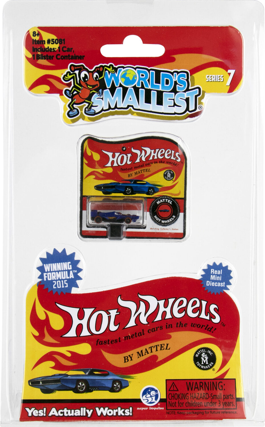 World's Smallest Hot Wheels Series 7 mini die cast cars including GT Hunter, Quick N Sik, and Winning Formula