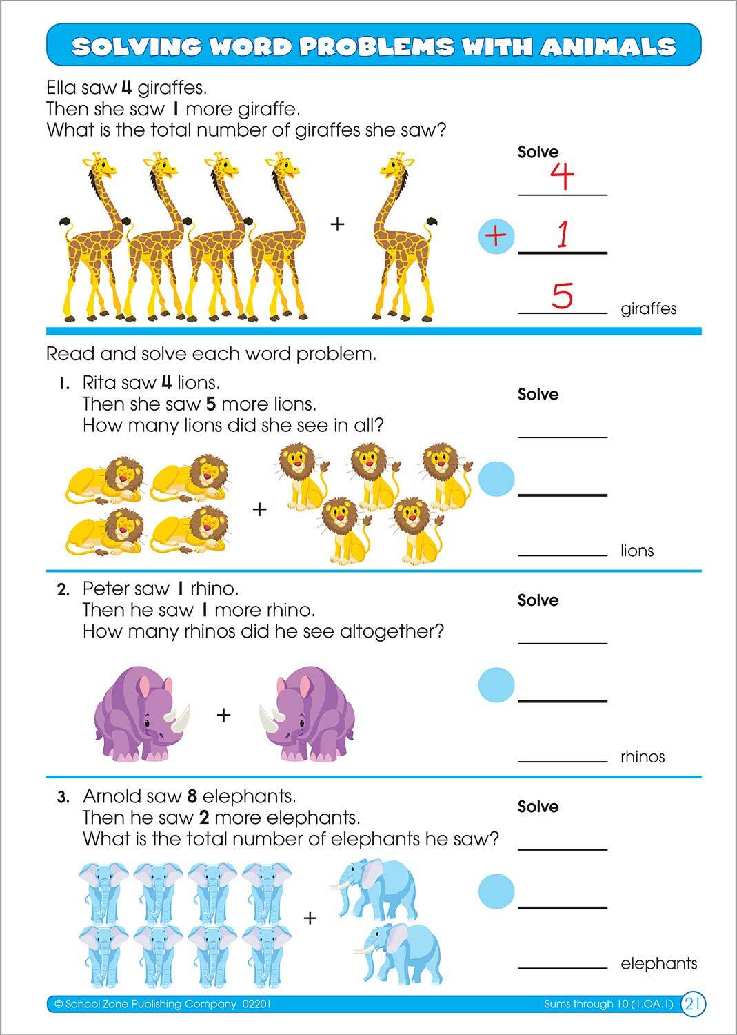 Math Basics Grade 1 Workbook