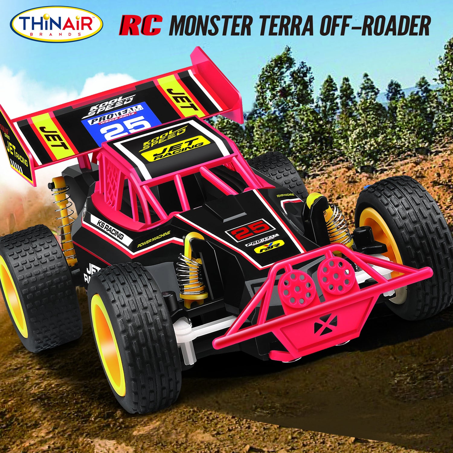 RC Monster Terra Off-Roader 1:20 Scale - Remote Control Vehicle – Toys ...