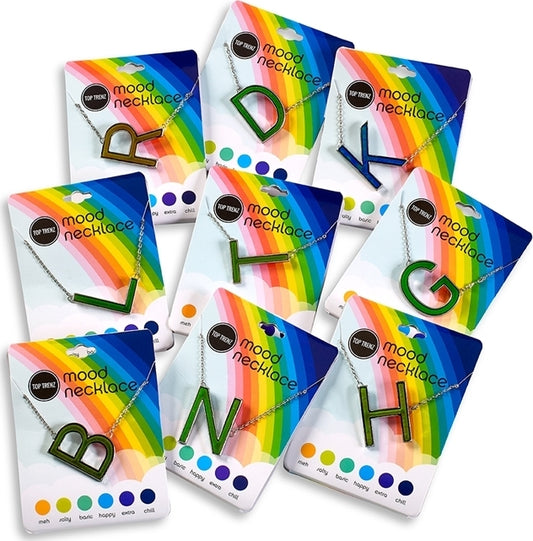 Mood Changing Initial Necklaces (S)