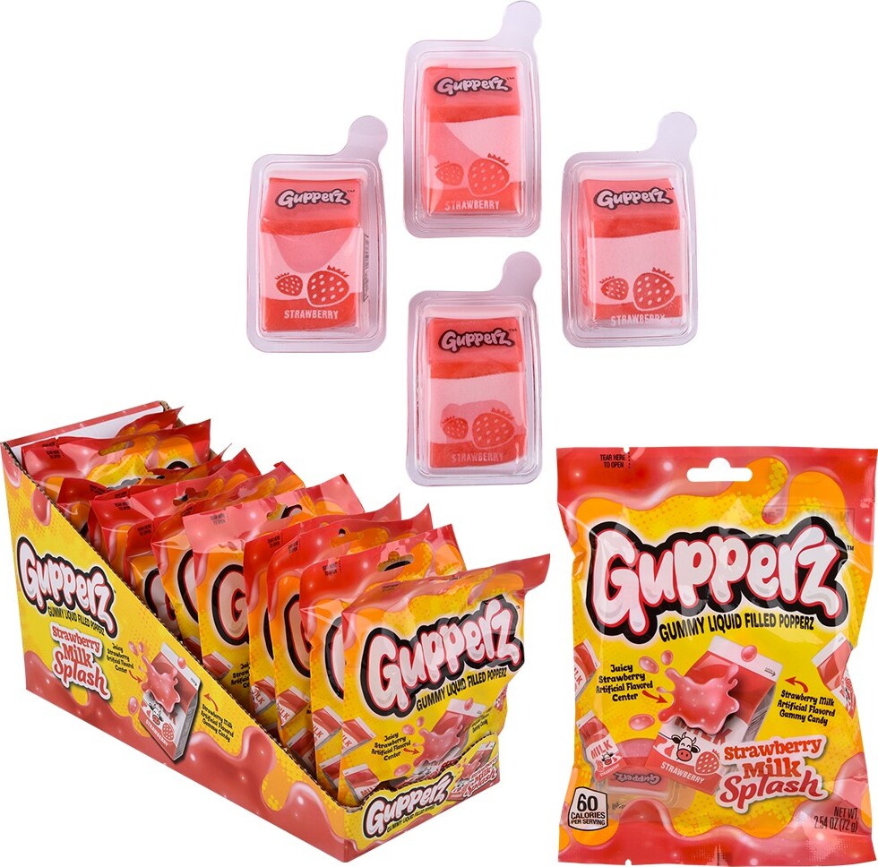 Gupperz Strawberry Milk Splash 2.54oz (assorted)
